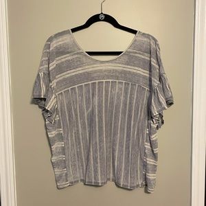 Lucky Brand Striped Flowy Top | Size Small